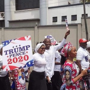 Nigerian Christians seek Donald Trump's re-election, hold rally