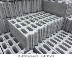 Stolen cement blocks