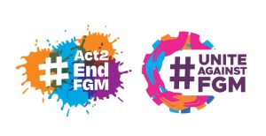 One of the infographics bearing the hashtags against FGM