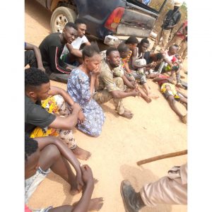 Arrested Suspected cultists after attacking residents of Osogbo
