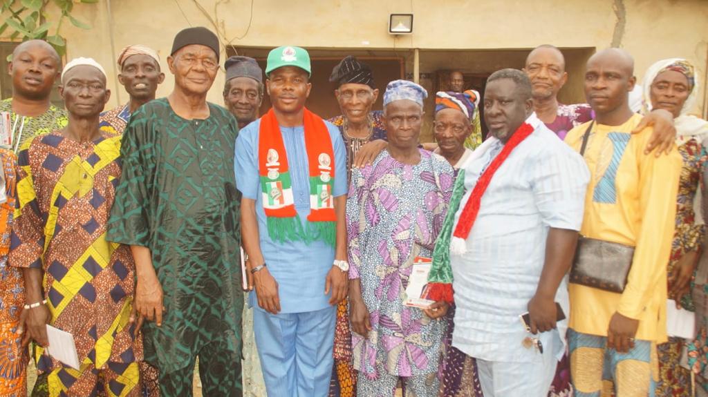 Honourable Abayomi and party leaders