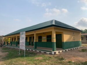 Newly constructed classrooms