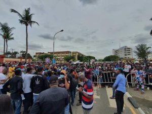 #EndSARS protesters in Lagos