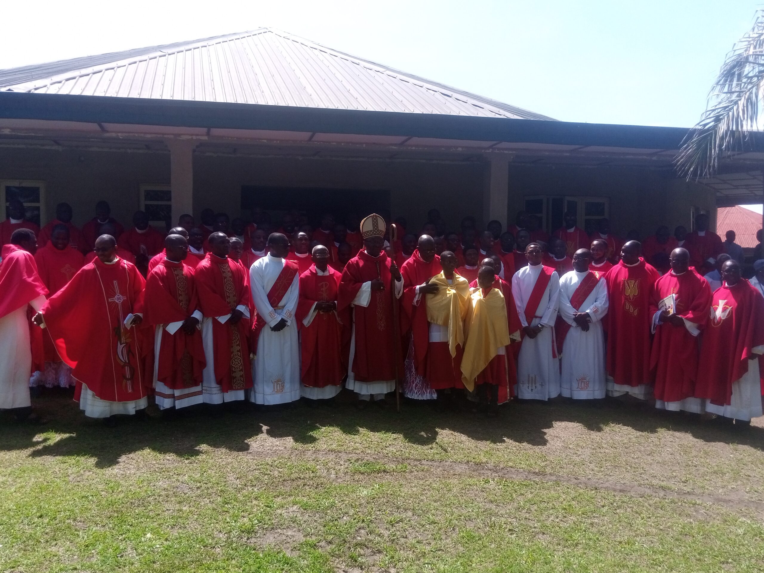 Bishop Oyejola and priests
